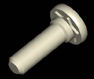 Cold-formed shoulder rivet component